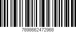 Código de barras (EAN, GTIN, SKU, ISBN): '7898662472968'
