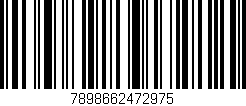 Código de barras (EAN, GTIN, SKU, ISBN): '7898662472975'