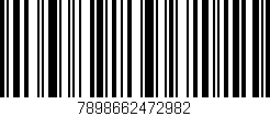 Código de barras (EAN, GTIN, SKU, ISBN): '7898662472982'