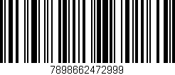 Código de barras (EAN, GTIN, SKU, ISBN): '7898662472999'