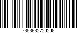 Código de barras (EAN, GTIN, SKU, ISBN): '7898662729208'