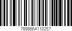 Código de barras (EAN, GTIN, SKU, ISBN): '7898664110257'