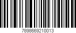 Código de barras (EAN, GTIN, SKU, ISBN): '7898669210013'