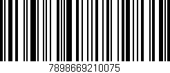 Código de barras (EAN, GTIN, SKU, ISBN): '7898669210075'
