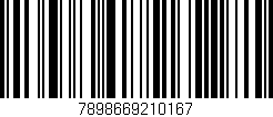 Código de barras (EAN, GTIN, SKU, ISBN): '7898669210167'