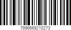 Código de barras (EAN, GTIN, SKU, ISBN): '7898669210273'