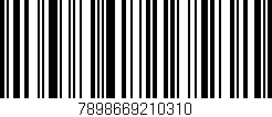 Código de barras (EAN, GTIN, SKU, ISBN): '7898669210310'