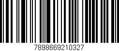 Código de barras (EAN, GTIN, SKU, ISBN): '7898669210327'