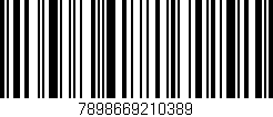 Código de barras (EAN, GTIN, SKU, ISBN): '7898669210389'