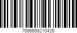 Código de barras (EAN, GTIN, SKU, ISBN): '7898669210426'