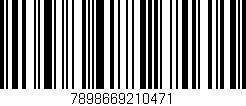 Código de barras (EAN, GTIN, SKU, ISBN): '7898669210471'
