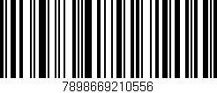 Código de barras (EAN, GTIN, SKU, ISBN): '7898669210556'