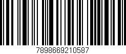 Código de barras (EAN, GTIN, SKU, ISBN): '7898669210587'