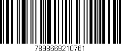 Código de barras (EAN, GTIN, SKU, ISBN): '7898669210761'
