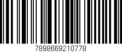 Código de barras (EAN, GTIN, SKU, ISBN): '7898669210778'