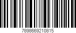 Código de barras (EAN, GTIN, SKU, ISBN): '7898669210815'