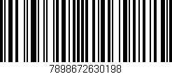 Código de barras (EAN, GTIN, SKU, ISBN): '7898672630198'