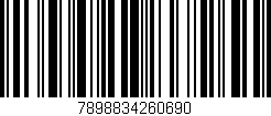 Código de barras (EAN, GTIN, SKU, ISBN): '7898834260690'