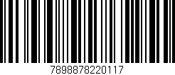 Código de barras (EAN, GTIN, SKU, ISBN): '7898878220117'