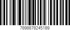 Código de barras (EAN, GTIN, SKU, ISBN): '7898878245189'