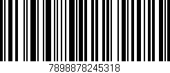 Código de barras (EAN, GTIN, SKU, ISBN): '7898878245318'