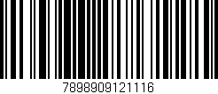 Código de barras (EAN, GTIN, SKU, ISBN): '7898909121116'