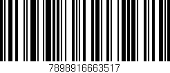 Código de barras (EAN, GTIN, SKU, ISBN): '7898916663517'