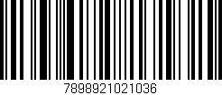Código de barras (EAN, GTIN, SKU, ISBN): '7898921021036'