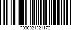 Código de barras (EAN, GTIN, SKU, ISBN): '7898921021173'