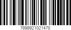 Código de barras (EAN, GTIN, SKU, ISBN): '7898921021470'