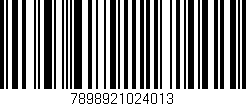 Código de barras (EAN, GTIN, SKU, ISBN): '7898921024013'