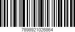 Código de barras (EAN, GTIN, SKU, ISBN): '7898921026864'