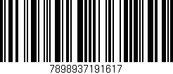 Código de barras (EAN, GTIN, SKU, ISBN): '7898937191617'
