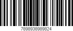 Código de barras (EAN, GTIN, SKU, ISBN): '7898938989824'