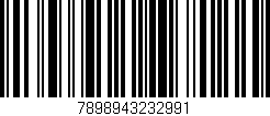 Código de barras (EAN, GTIN, SKU, ISBN): '7898943232991'