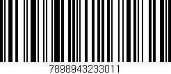 Código de barras (EAN, GTIN, SKU, ISBN): '7898943233011'