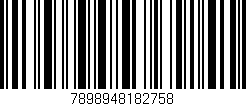 Código de barras (EAN, GTIN, SKU, ISBN): '7898948182758'