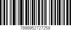 Código de barras (EAN, GTIN, SKU, ISBN): '7898952727259'