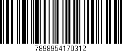 Código de barras (EAN, GTIN, SKU, ISBN): '7898954170312'