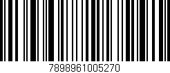 Código de barras (EAN, GTIN, SKU, ISBN): '7898961005270'