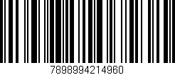 Código de barras (EAN, GTIN, SKU, ISBN): '7898994214960'