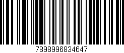 Código de barras (EAN, GTIN, SKU, ISBN): '7898996834647'