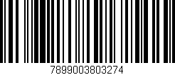 Código de barras (EAN, GTIN, SKU, ISBN): '7899003803274'