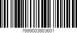 Código de barras (EAN, GTIN, SKU, ISBN): '7899003803601'