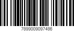 Código de barras (EAN, GTIN, SKU, ISBN): '7899009097486'