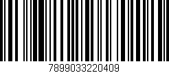Código de barras (EAN, GTIN, SKU, ISBN): '7899033220409'