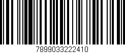 Código de barras (EAN, GTIN, SKU, ISBN): '7899033222410'