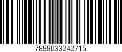 Código de barras (EAN, GTIN, SKU, ISBN): '7899033242715'