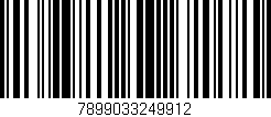 Código de barras (EAN, GTIN, SKU, ISBN): '7899033249912'
