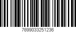 Código de barras (EAN, GTIN, SKU, ISBN): '7899033251236'